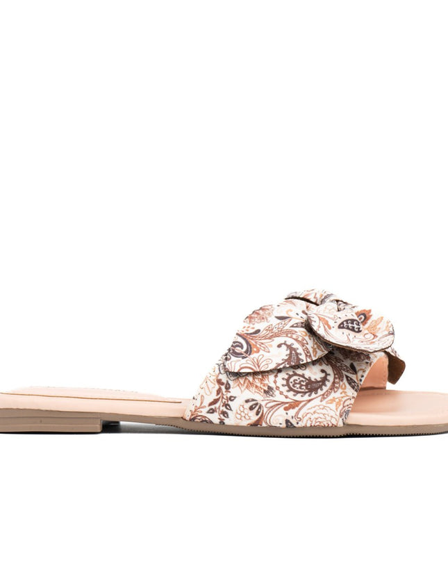 Sandalia Flor Floreado - Beige 2 - Tienda Nébula