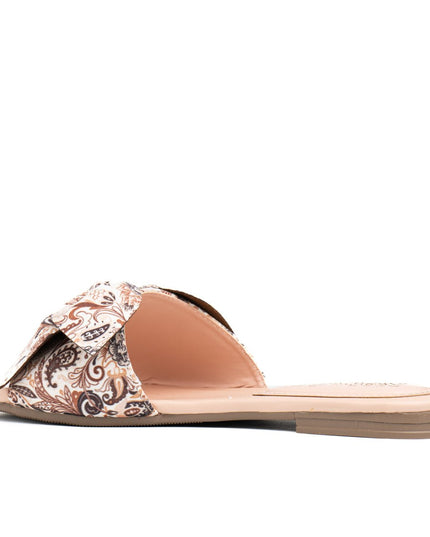 Sandalia Flor Floreado - Beige 2 - Tienda Nébula