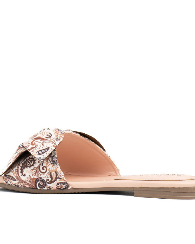 Sandalia Flor Floreado - Beige 2 - Tienda Nébula