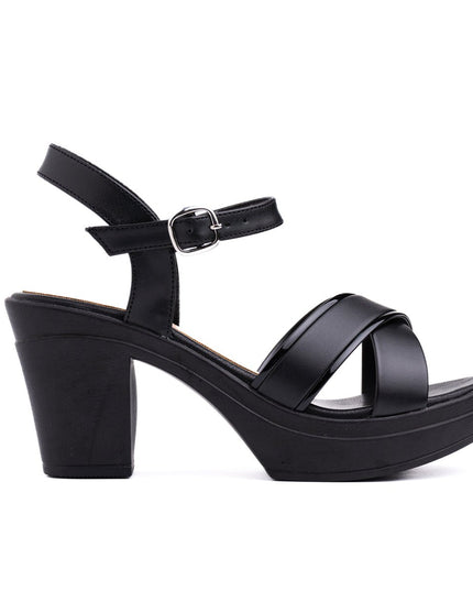 Sandalia Fresia - Negro - Tienda Nébula