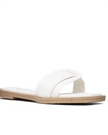 Sandalia Gent - Blanco - Tienda Nébula