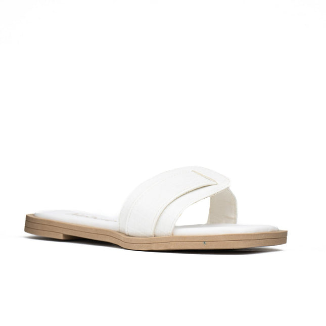 Sandalia Gent - Blanco - Tienda Nébula