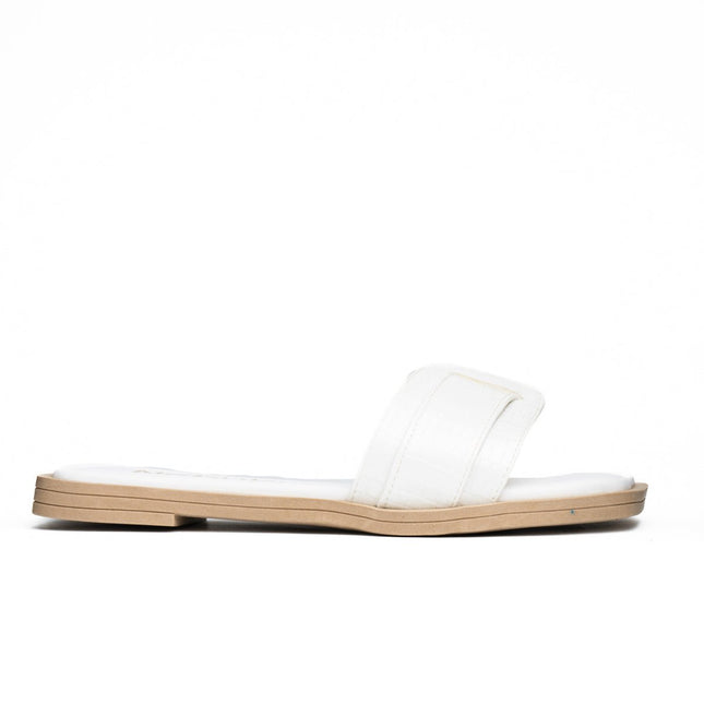 Sandalia Gent - Blanco - Tienda Nébula