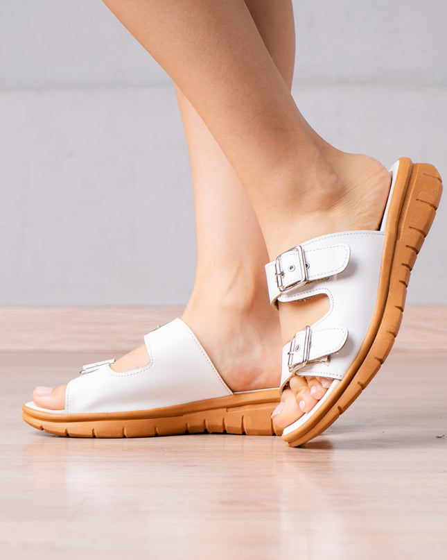 Sandalia Glitz - Blanco - Tienda Nébula