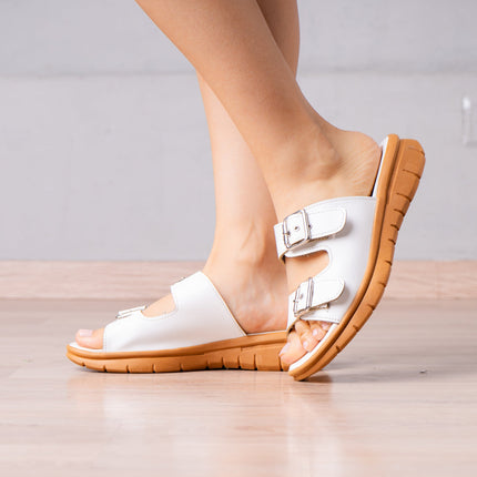 Sandalia Glitz - Blanco - Tienda Nébula