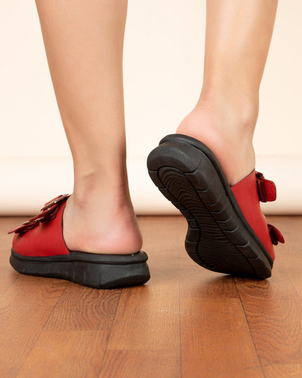 Sandalia Glitz - Rojo - Tienda Nébula