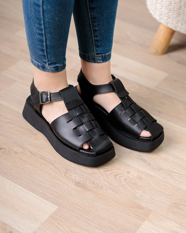 Sandalia Gopa - Negro - Tienda Nébula