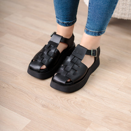 Sandalia Gopa - Negro - Tienda Nébula