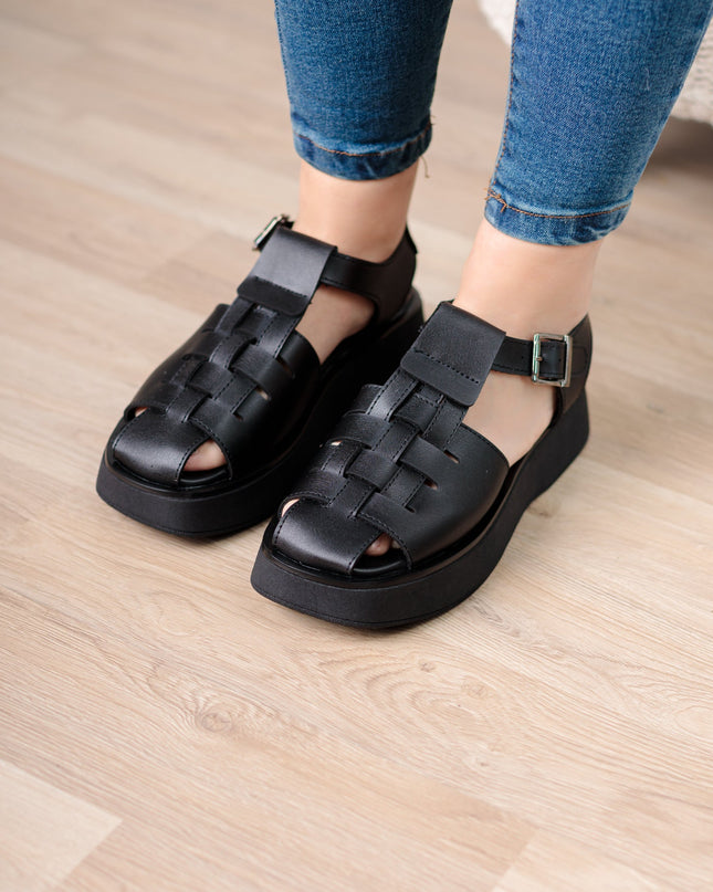 Sandalia Gopa - Negro - Tienda Nébula
