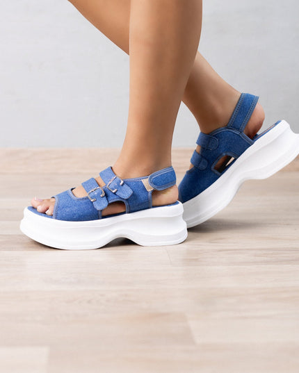 Sandalia Goran - Denim - Tienda Nébula