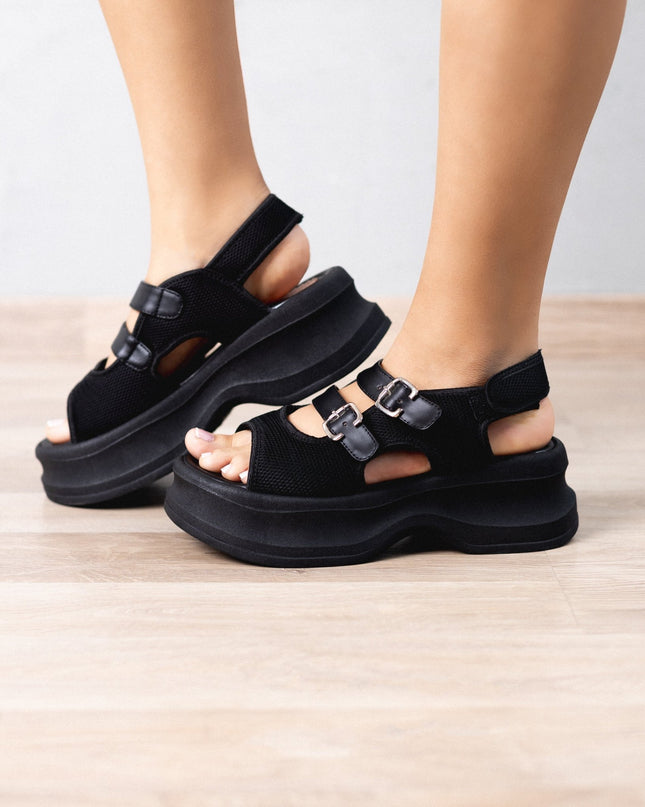 Sandalia Goran - Negro - Tienda Nébula