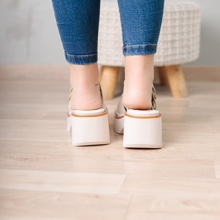 Sandalia Gustov - Beige - Tienda Nébula