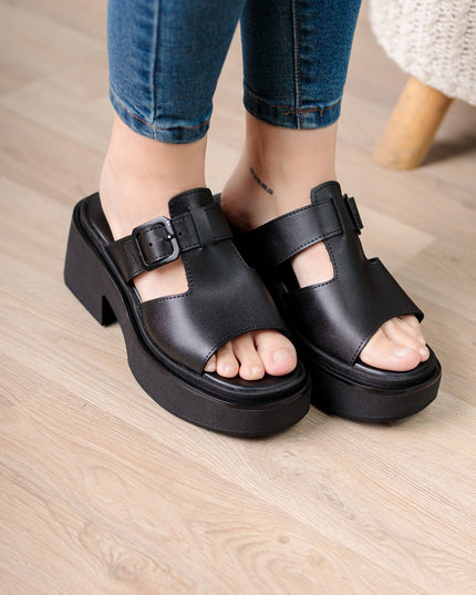 Sandalia Gustov - Negro - Tienda Nébula
