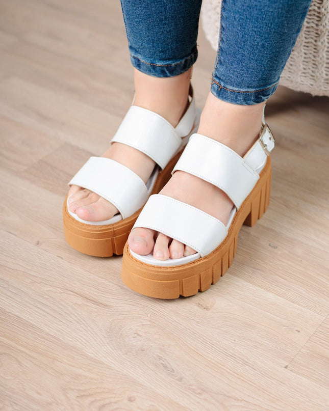 Sandalia Hanobi - Blanco - Tienda Nébula