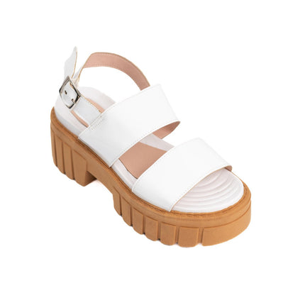 Sandalia Hanobi - Blanco - Tienda Nébula