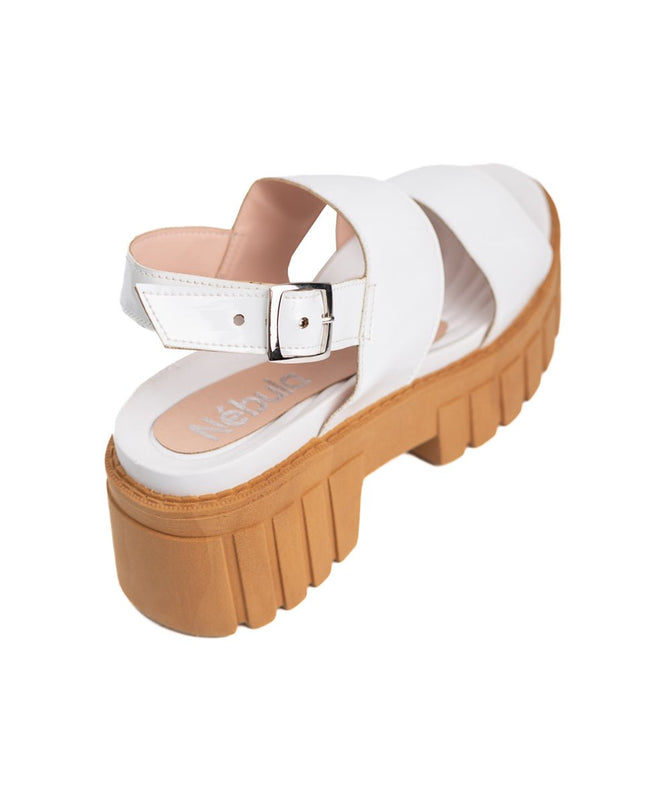 Sandalia Hanobi - Blanco - Tienda Nébula