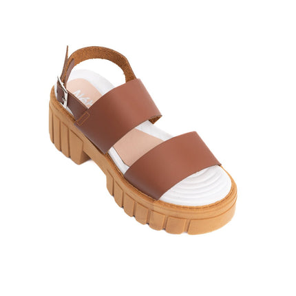 Sandalia Hanobi - Marrón - Tienda Nébula