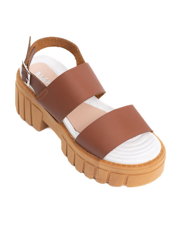 Sandalia Hanobi - Marrón - Tienda Nébula