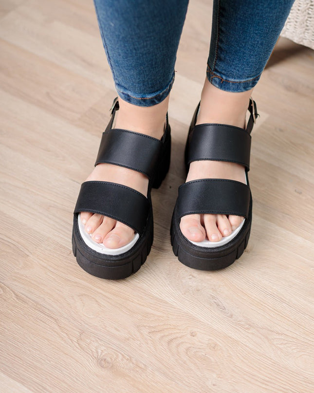 Sandalia Hanobi - Negro - Tienda Nébula