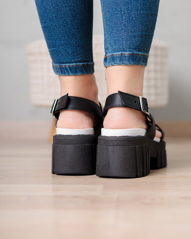 Sandalia Hanobi - Negro - Tienda Nébula