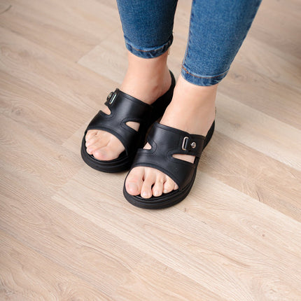 Sandalia Hemix - Negro - Tienda Nébula