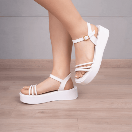 Sandalia Hilton 2.0 - Blanco - Tienda Nébula