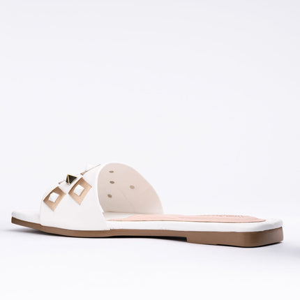 Sandalia Ivantie - Blanco - Tienda Nébula