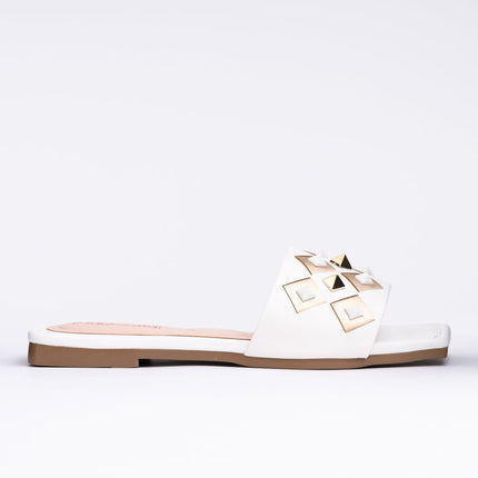 Sandalia Ivantie - Blanco - Tienda Nébula