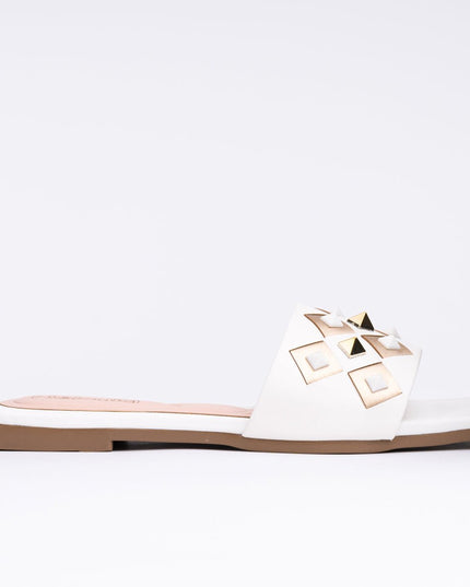 Sandalia Ivantie - Blanco - Tienda Nébula