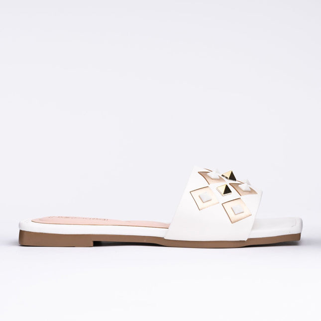 Sandalia Ivantie - Blanco - Tienda Nébula