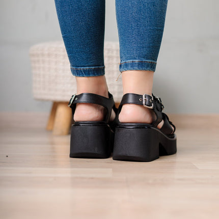 Sandalia Jumil - Negro - Tienda Nébula