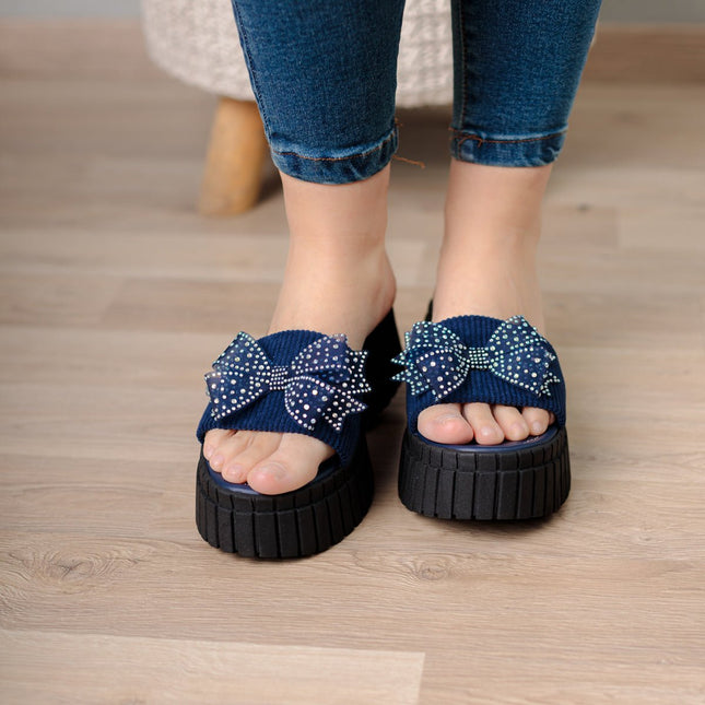 Sandalia Kalina - Denim - Tienda Nébula
