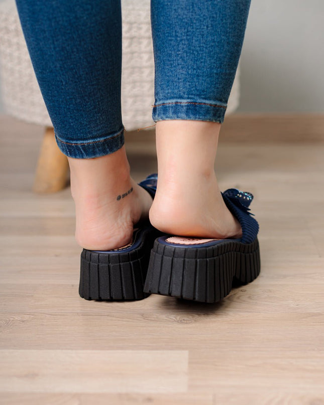 Sandalia Kalina - Denim - Tienda Nébula