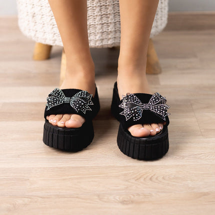 Sandalia Kalina - Negro - Tienda Nébula