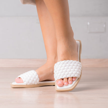 Sandalia Kalumi - Blanco - Tienda Nébula
