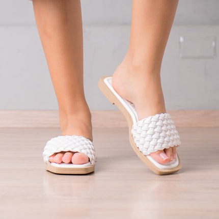 Sandalia Kalumi - Blanco - Tienda Nébula