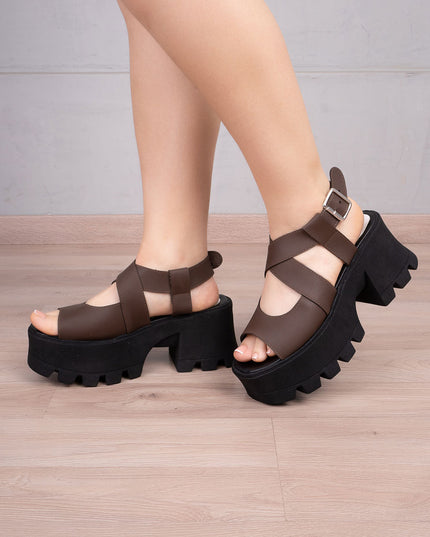 Sandalia Kampala - Marrón - Tienda Nébula