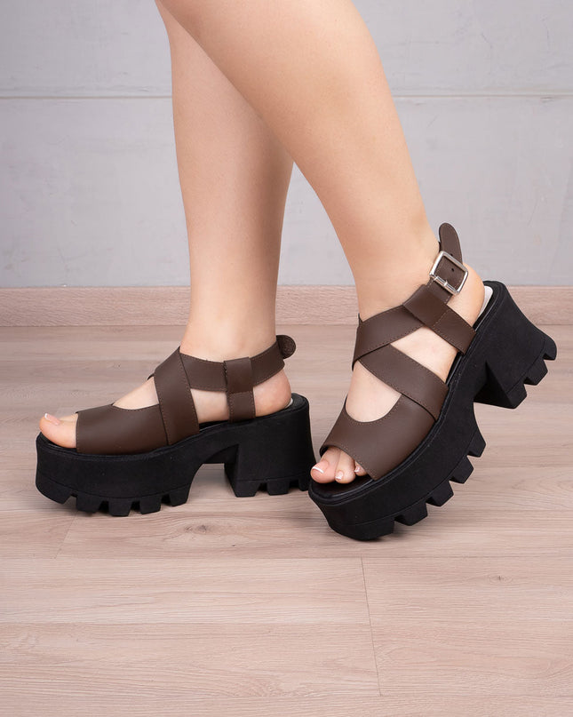 Sandalia Kampala - Marrón - Tienda Nébula