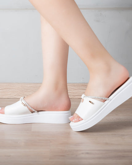 Sandalia Koleos - Blanco - Tienda Nébula