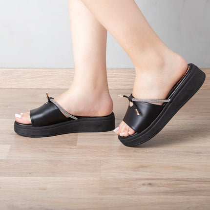 Sandalia Koleos - Negro - Tienda Nébula