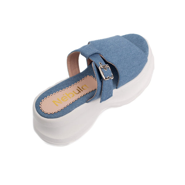 Sandalia Kveta - Denim - Tienda Nébula
