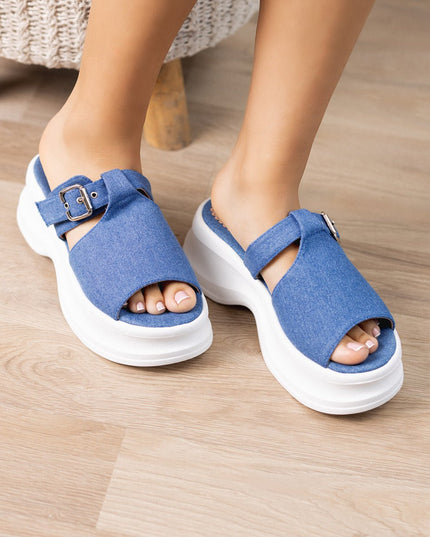 Sandalia Kveta - Denim - Tienda Nébula