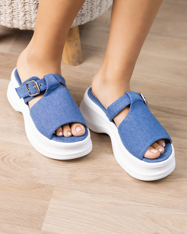 Sandalia Kveta - Denim - Tienda Nébula