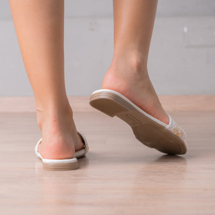 Sandalia Loana - Blanco - Tienda Nébula