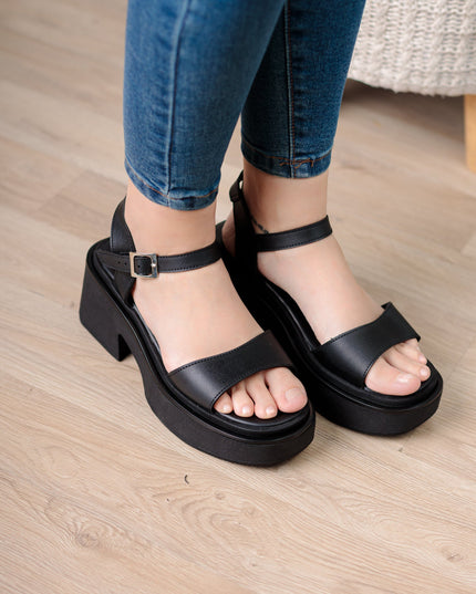 Sandalia Lucyani - Negro - Tienda Nébula