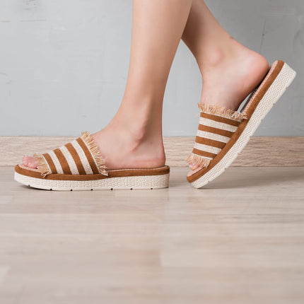 Sandalia Malza - Camel - Tienda Nébula