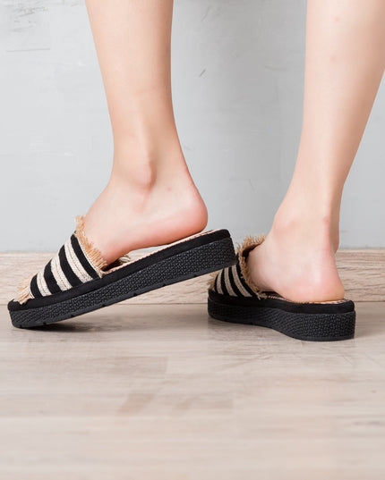 Sandalia Malza - Negro - Tienda Nébula