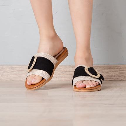 Sandalia Maryo - Negro - Tienda Nébula