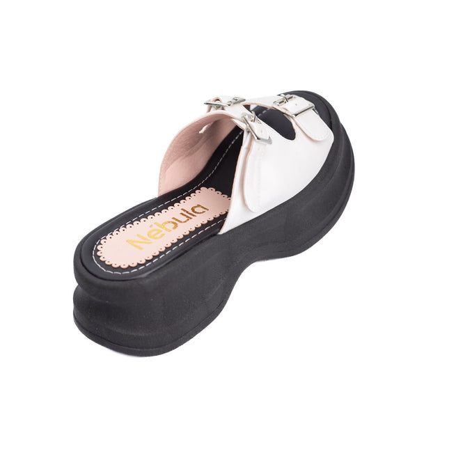 Sandalia Milusa - Blanco - Tienda Nébula