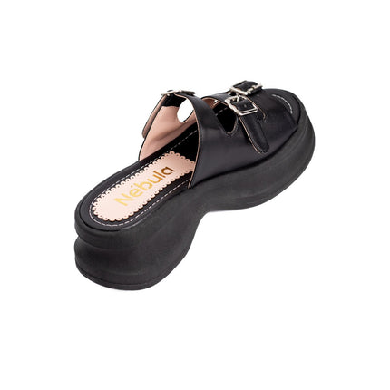 Sandalia Milusa - Negro - Tienda Nébula